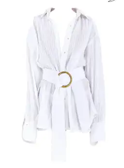 Bamba Titan Shirt Dress Canvas Size XS/S AU 6/8 for rent on The Volte - image 5