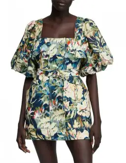 Acler Lovell Mini Dress Floral Size 10 for rent on The Volte - image 6