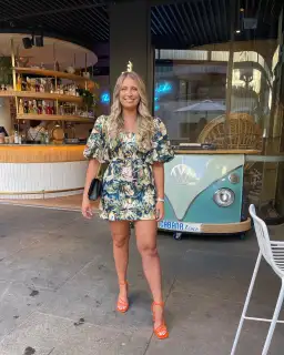 Acler Lovell Mini Dress Floral Size 10 for rent on The Volte - image 7