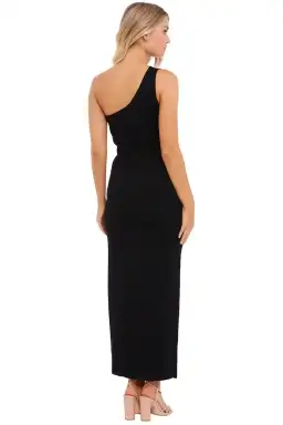 By Johnny One Shoulder Grace Dress Black Size 14 for rent on The Volte - image 2