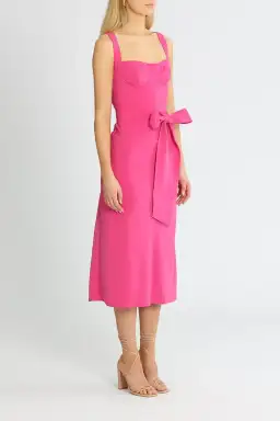 By Johnny Ora Midi Dress Pink Size 14 for rent on The Volte - image 2