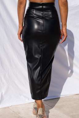 Effie Kats Thigh Split Midi Skirt and Crop Top Size XS for rent on The Volte - image 4