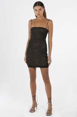 Misha Halsey Mini Dress Black Size 6 for rent on The Volte - image 1