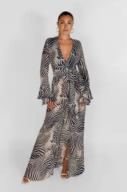 Rat & Boa Thalia Dress Print Size XS / AU 6