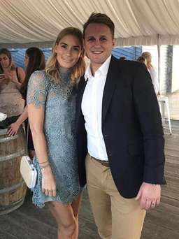 Self Portrait Peep Back Mini Dress - Icey Blue size 14 for rent on The Volte - image 3