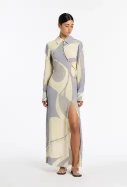 Sir the Label Adrianna Shirt Dress Multi Size 3 /AU 12 for rent on The Volte - image 1