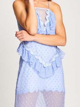 Alice McCall Wonders Ruffled Dress Periwinkle Size 10 for rent on The Volte - image 2