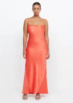 Bec & Bridge Lani Maxi Dress in Fire Red Size AU 10