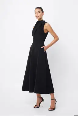 Mossman Cosmic Maxi Dress Black Size 10 for rent on The Volte - image 3