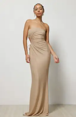 Lexi Juno Dress Gold Size 12  for rent on The Volte - image 3