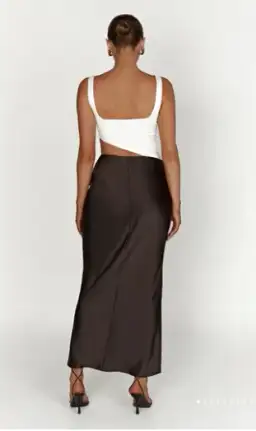 MESHKI Gianna Two Toned Maxi Dress Size M/Au 10 for rent on The Volte - image 2