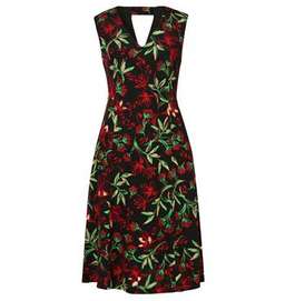 David Lawrence Dark Print Dress for rent on The Volte - image 2