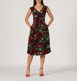 David Lawrence Dark Print Dress for rent on The Volte - image 1