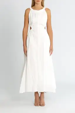 Camilla and Marc Coppola Maxi Dress White White Size AU 10 for rent on The Volte - image 1