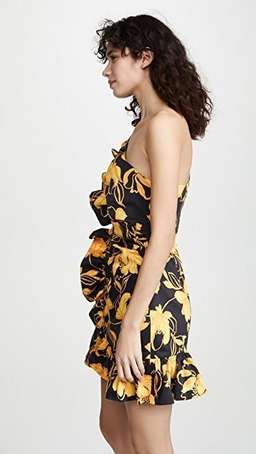 Nomad mini dress Black & Gold 8 for rent on The Volte - image 2