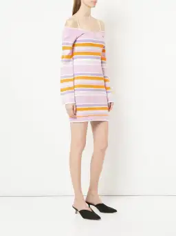 Alice McCall Pocketful of Rainbow Dress Pink Stripe Print Size 8 for rent on The Volte - image 4