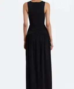 Bec & Bridge Lindsey V Maxi Dress Black Size 6 for rent on The Volte - image 3