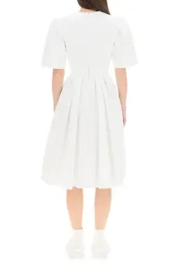 Alexander McQueen Piquet Midi Dress White Size S / Au 8 for rent on The Volte - image 3