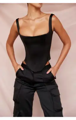 House of CB Rafa Corset & Daria Pants Set Black Size XS / AU 6 for rent on The Volte - image 7