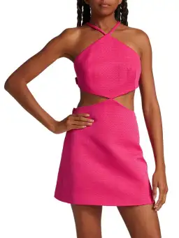 Alexis Chella Bow Detail Mini Dress Rose Size XS/Au 6 for rent on The Volte - image 3