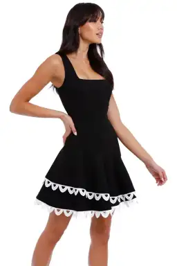 Elliatt Elevated Dress Black and White Size 14 for rent on The Volte - image 4