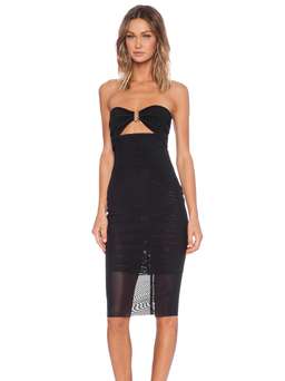 Bec & Bridge Paradise City Strapless Dress Size 8