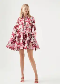 Aje Wilderness Smock Dress Size 10 for rent on The Volte - image 1