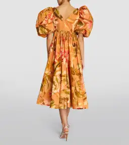 Anouki Cotton Floral Maxi Dress Floral Size 8  for rent on The Volte - image 2