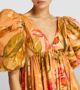 Anouki Cotton Floral Maxi Dress Floral Size 8  for rent on The Volte - image 4