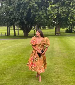 Anouki Cotton Floral Maxi Dress Floral Size 8  for rent on The Volte - image 6