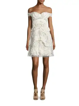 Thurley Stars Align Embellished Dress White Size 10 for rent on The Volte - image 1
