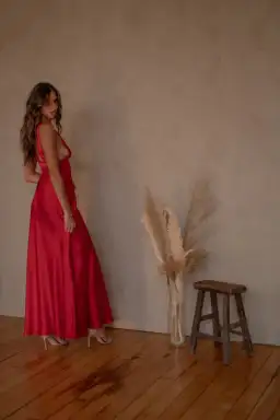 Two Bodies Kasey Dress in Cherry Red Size XS / AU 6 for rent on The Volte - image 3