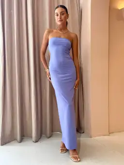 Bec & Bridge Zadie Strapless Dress Grape Size 8 