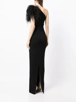 Rachel Gilbert Elcie Gown Black Size 8 for rent on The Volte - image 2