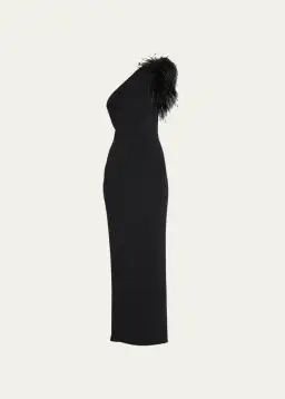 Rachel Gilbert Elcie Gown Black Size 8 for rent on The Volte - image 3