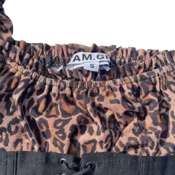 I AM GIA Leopard Rhia Corset Crop Top Size S/Au 8 for rent on The Volte - image 4