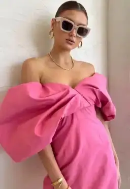 Rachel Gilbert Xavier Mini Dress Pink Size 0 / AU 6 for rent on The Volte - image 4