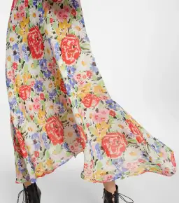 Rixo Corrine Midi Dress Floral Size AU 12  for rent on The Volte - image 4
