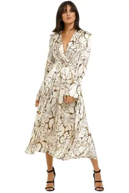 KITX Carbon Sink Shirt Dress Carbon Print Size AU 10 for rent on The Volte - image 1