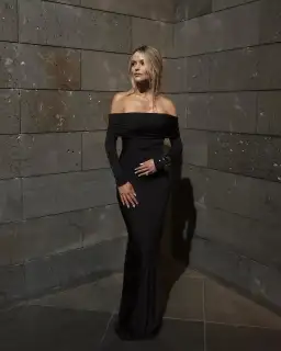 Effie Kats Gwen Gown Black Size M / AU 10 for rent on The Volte - image 2