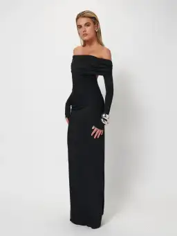 Effie Kats Gwen Gown Black Size M / AU 10 for rent on The Volte - image 4