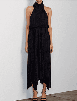 Shona Joy Yasmin Funnel dress black size 12