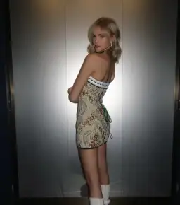 With Jean Sabrin Mini Dress Tabi Size M / AU 10 for rent on The Volte - image 3