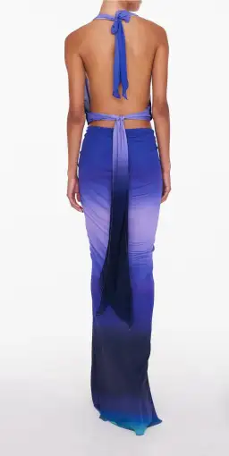 Rat & Boa Nova Top & Atlantis Skirt Set Blue Ombre Size S / AU 8 for rent on The Volte - image 5