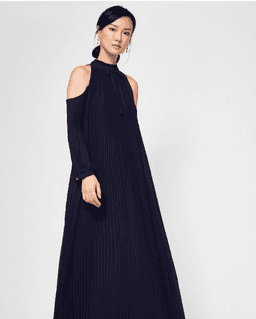 Ted Baker Rebessa Maxi Dress navy size 14