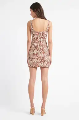 Kookai Reyna Mini Dress Print Size 8 for rent on The Volte - image 3