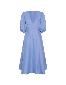 Bohemian Traders A-line Midi Dress Blue Size L/AU 14 for rent on The Volte - image 4