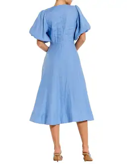 Bohemian Traders A-line Midi Dress Blue Size L/AU 14 for rent on The Volte - image 3