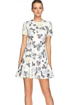 Lover Rosa Flip Mini Dress Print Size 6 for rent on The Volte - image 1
