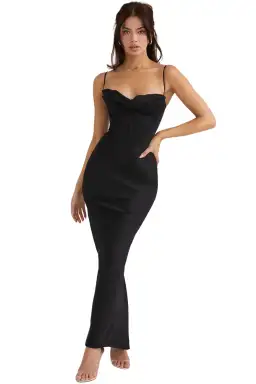 House Of CB Chairmane Corset Dress Black Size S / AU 8 for rent on The Volte - image 1